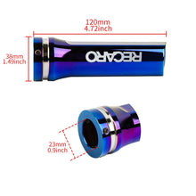 Load image into Gallery viewer, Brand New 1PCS Recaro Titanium Burnt Blue Aluminum Car Handle Hand Brake Sleeve Universal Cover For Universal
