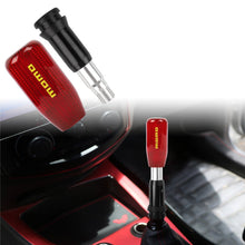 Load image into Gallery viewer, Brand New Universal MOMO Red Real Carbon Fiber Automatic Gear Shift Knob Shifter Lever