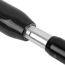 Load image into Gallery viewer, Brand New Universal Black Real Carbon Fiber Automatic Gear Shift Knob Shifter Lever