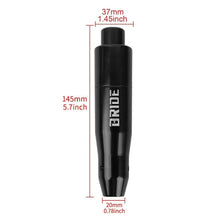 Load image into Gallery viewer, Brand New JDM Universal BRIDE Black Aluminum Automatic Stick Gear Shift Knob Shifter