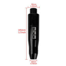Load image into Gallery viewer, Brand New JDM Universal HKS Black Aluminum Automatic Stick Gear Shift Knob Shifter