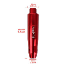 Load image into Gallery viewer, Brand New JDM Universal Momo Red Aluminum Automatic Stick Gear Shift Knob Shifter