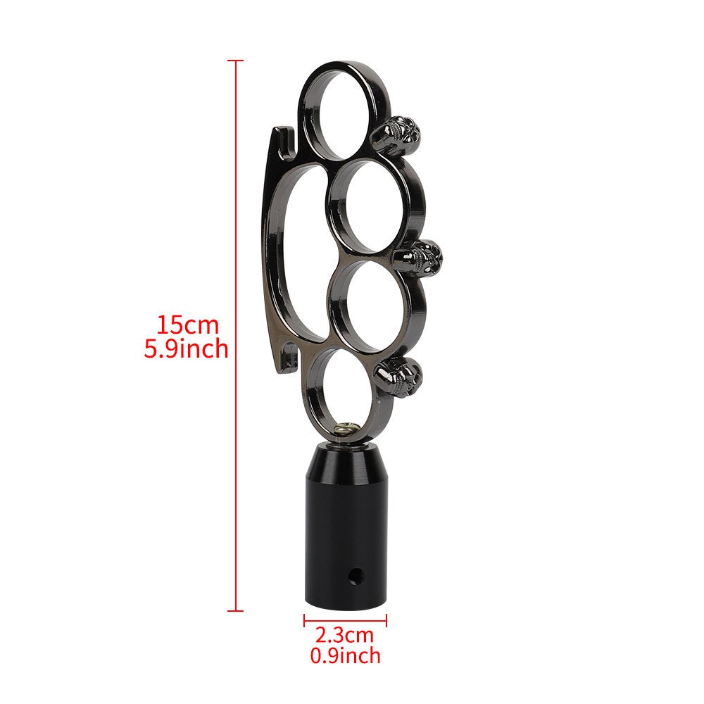 Brand New Universal Gunmetal Shift Knob For Manual Short Throw Gear Knuckle Brass Buster Shifter