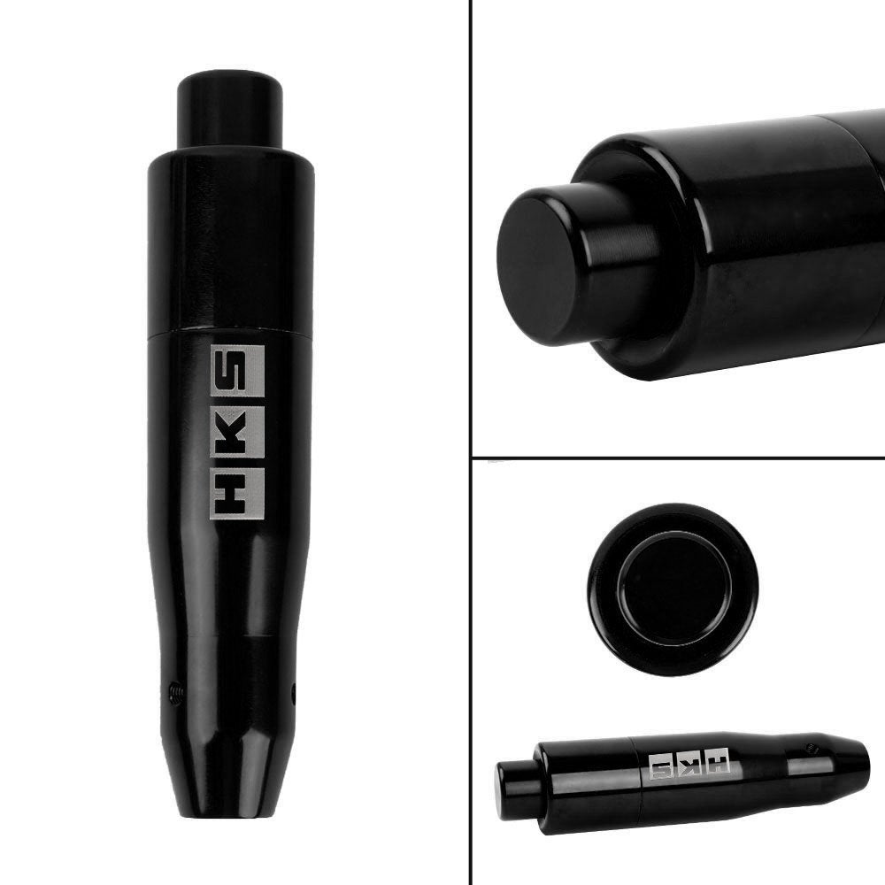 Brand New JDM Universal HKS Black Aluminum Automatic Stick Gear Shift Knob Shifter