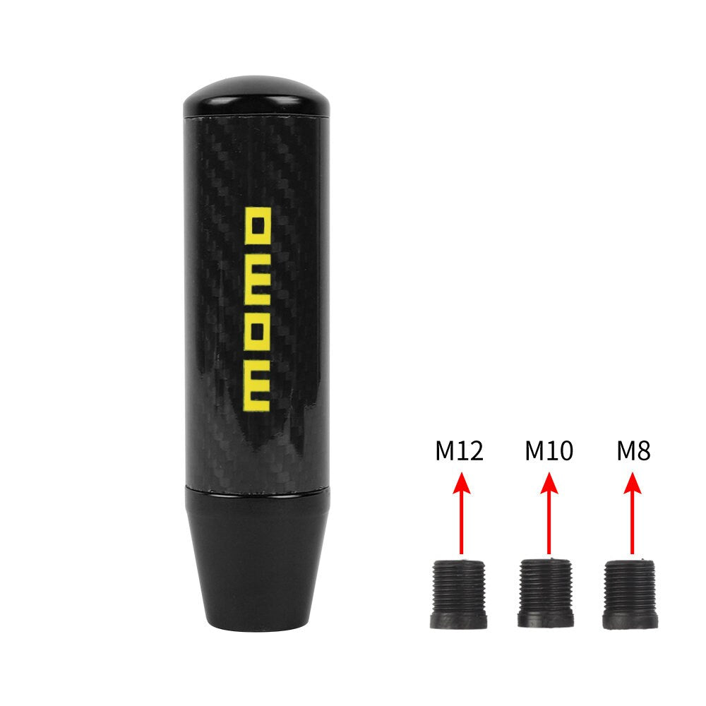 Brand New 13CM Momo Universal Black Carbon Fiber Manual Gear