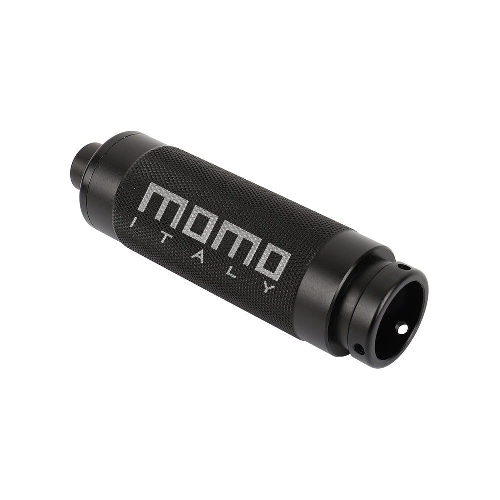 Brand New Momo Black Aluminum Car Handle Hand Brake Sleeve Universal Fitment Cover