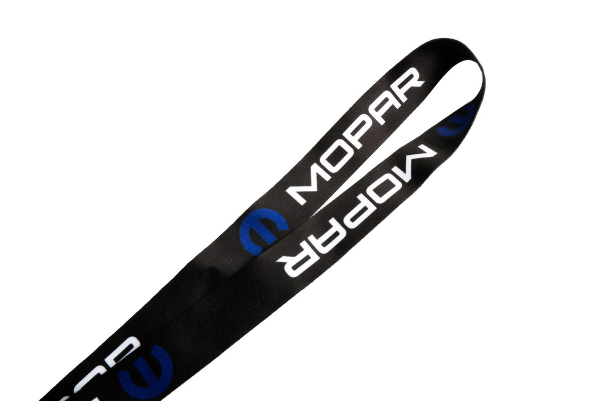 BRAND NEW Mopar Car Keychain Tag Rings Keychain JDM Drift Lanyard Blac