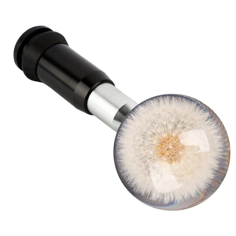 Brand New Universal JDM Dandelion Real Flowers Head Automatic Car Gear Shift Knob Shifter