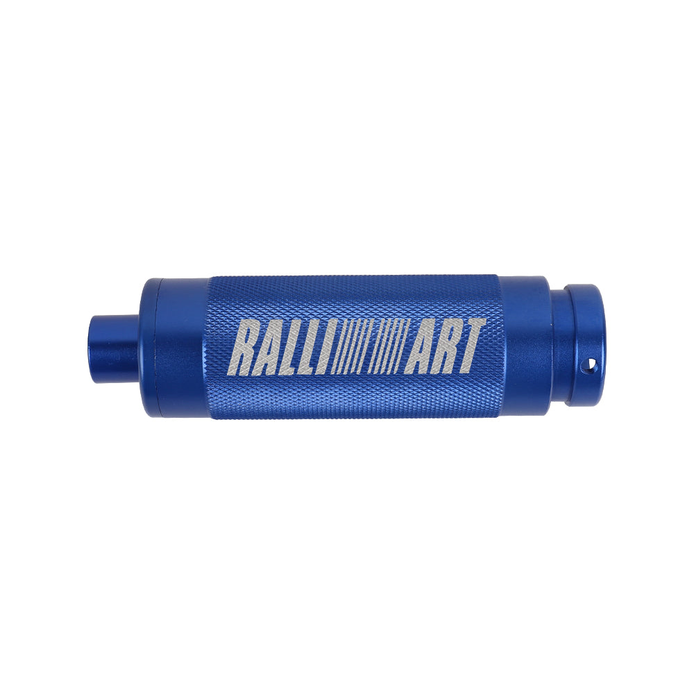 Brand New Ralliart Blue Aluminum Car Handle Hand Brake Sleeve Universal Fitment Cover