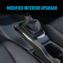 Load image into Gallery viewer, BRAND NEW REAL CARBON FIBER HANDBRAKE COVER CAR PARKING SHIFTER HONDA CIVIC 2012-2015