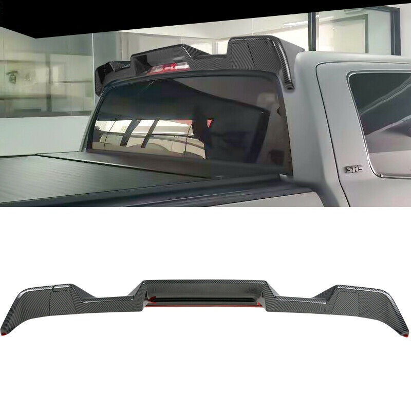 Matte Black ABS Plastic Trunk Spoiler Lip Wing For 2007-2013 Toyota Tundra – Fits All Cab Sizes, Adhesive Mount