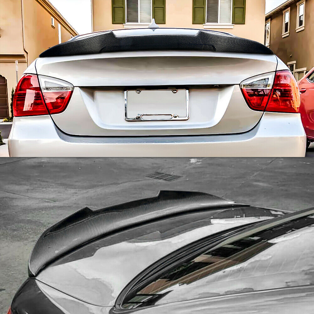 thumbnail image 2 of CS Style Carbon Fiber Trunk Spoiler For 2006-2011 BMW E90 3 Series & M3 Sedan 2 of 13