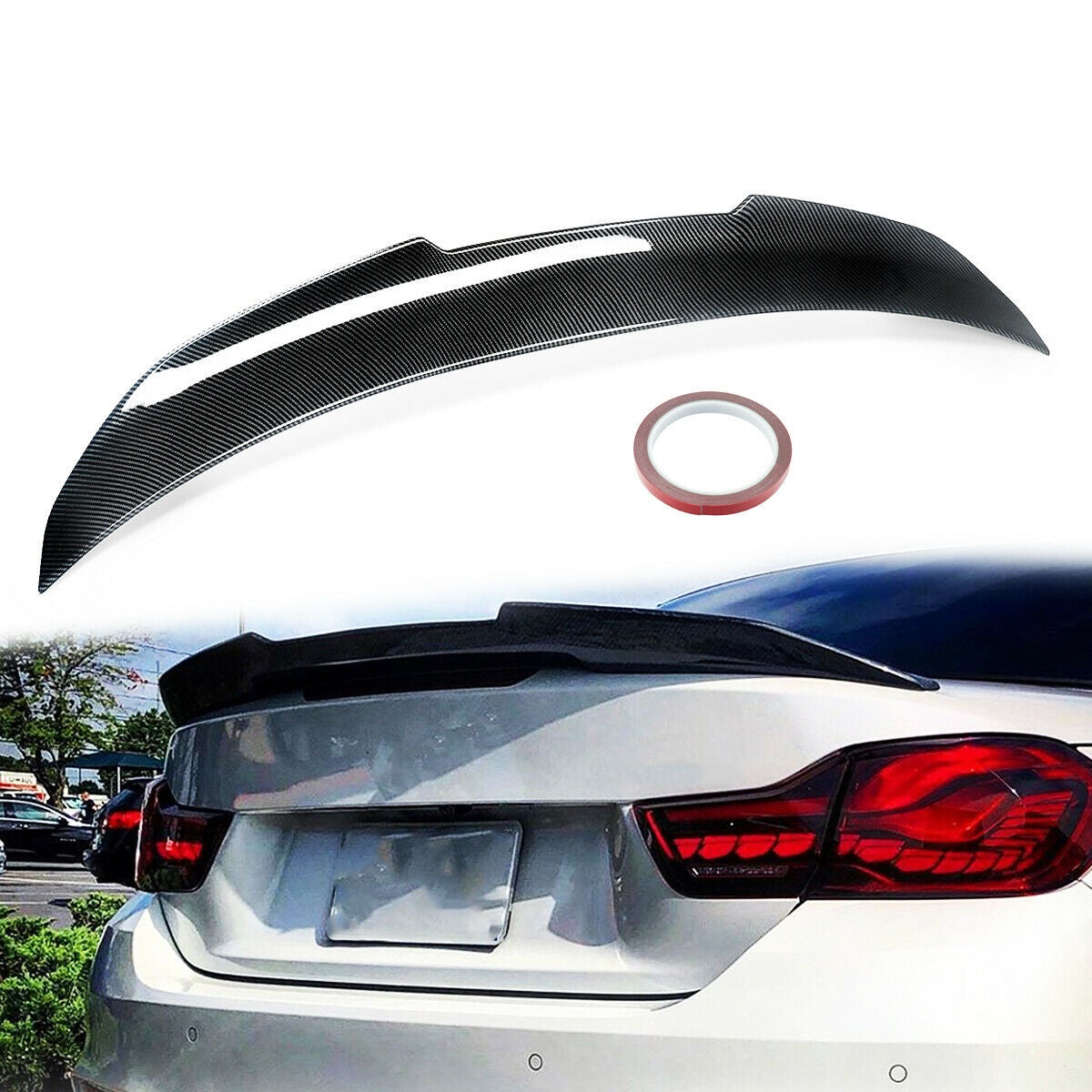 thumbnail image 2 of 3D Design F83 M4 Convertible Dry Carbon Trunk Spoiler 2 of 11