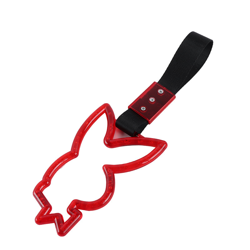 RaRaChi ハンドメイド 21 Brand New Crystal Bubble Playboy Bunny Shaped Purple JDM TSURIKAWA