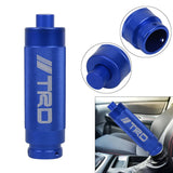 Brand New TRD Blue Aluminum Car Handle Hand Brake Sleeve Universal Fitment Cover
