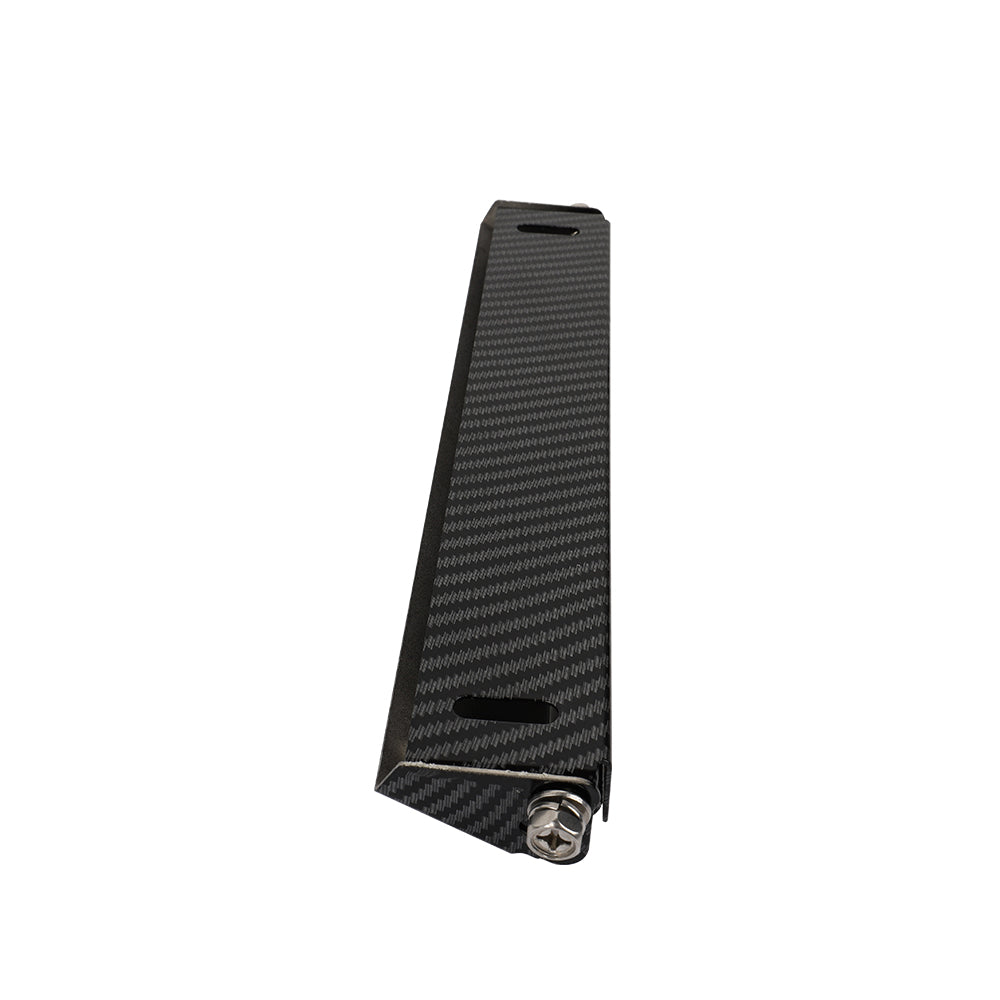 BRAND NEW 1PCS JDM Mugen Carbon Fiber Look Bumper Front License Plate Holder Relocate Adjustable Bracket