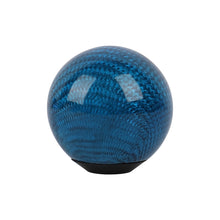 Load image into Gallery viewer, Brand New Universal TRD Car Gear Shift Knob Round Ball Shape Blue Real Carbon Fiber M8 M10 M12