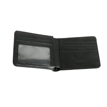 Load image into Gallery viewer, Brand New JDM XL Bride Blue Custom Stitched Racing Fabric Bifold Wallet Leather Gradate Men