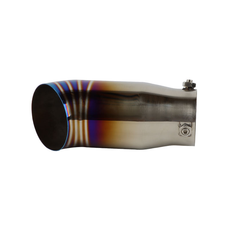Brand New Burnt Blue Stainless Steel Car Exhaust Muffler Tip Straight Pipe 2.5'' Inlet