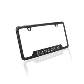 Brand New Universal 1PCS LINCOLN Metal Carbon Fiber Style License Plate Frame