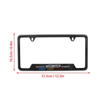 Load image into Gallery viewer, Brand New Universal 1PCS MUGEN Metal Carbon Fiber Style License Plate Frame