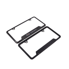 Load image into Gallery viewer, Brand New Universal 1PCS Cadillac Metal Carbon Fiber Style License Plate Frame