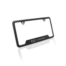 Load image into Gallery viewer, Brand New Universal 1PCS Cadillac Metal Carbon Fiber Style License Plate Frame