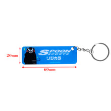 Load image into Gallery viewer, BRAND NEW SPOON SPORTS RACING JDM Racing Car Styling Keychain Drift Key Phone Holder