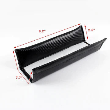 Brand New Universal 2PCS Honda Civic SI Carbon Fiber Car Seat Belt Covers Shoulder Pad