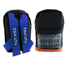 Load image into Gallery viewer, Brand New JDM TAKATA Bride Racing Blue Harness Adjustable Shoulder Strap Backpack