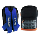 Brand New JDM TAKATA Bride Racing Blue Harness Adjustable Shoulder Strap Backpack