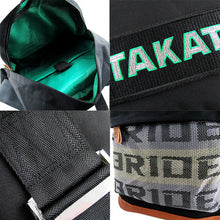 Load image into Gallery viewer, Brand New JDM TAKATA Bride Racing Black Harness Adjustable Shoulder Strap Backpack