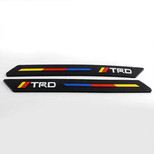 Load image into Gallery viewer, BRAND NEW 2PCS TOYOTA TRD RUBBER Front Rear Bumper Scratch Protector Strip Corner Guard