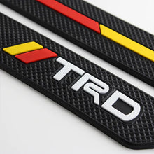 Load image into Gallery viewer, BRAND NEW 2PCS TOYOTA TRD RUBBER Front Rear Bumper Scratch Protector Strip Corner Guard