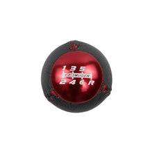 Load image into Gallery viewer, BRAND NEW JDM Mugen Leather 6 Speed Shift Knob Black / Red HONDA CRZ Type R Civic FA5 FG2 SI