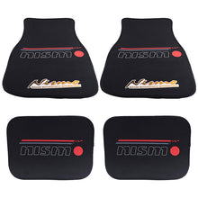 Load image into Gallery viewer, Brand New 4PCS UNIVERSAL NISMO Racing Fabric Car Floor Mats Interior Carpets