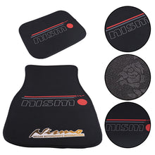 Load image into Gallery viewer, Brand New 4PCS UNIVERSAL NISMO Racing Fabric Car Floor Mats Interior Carpets