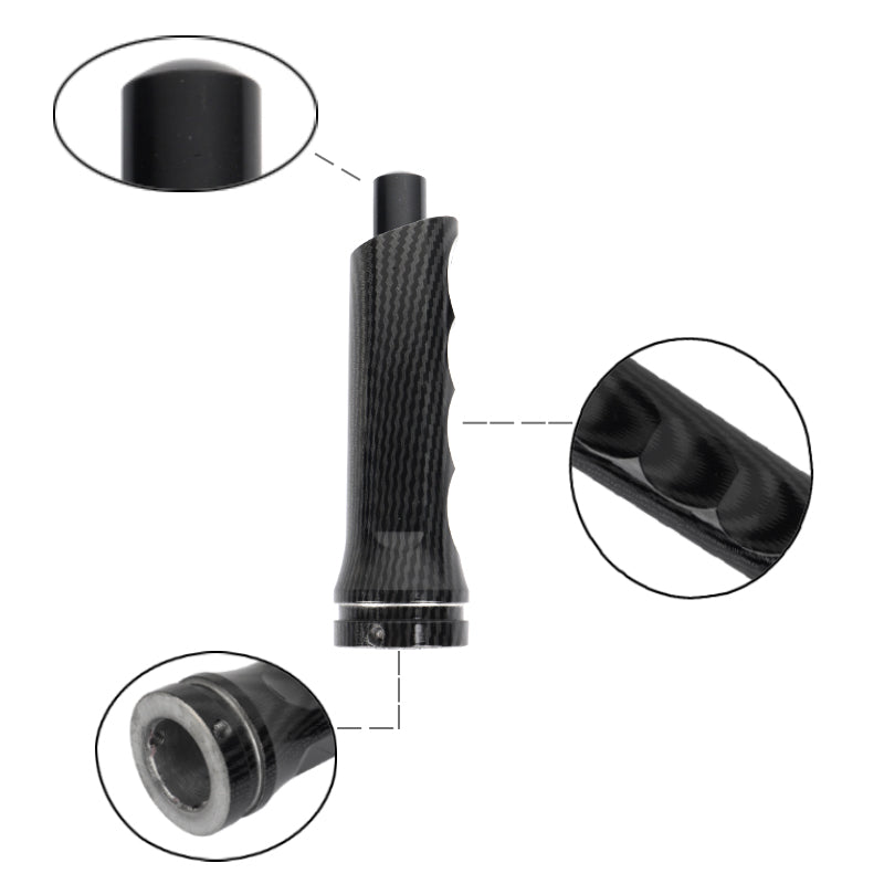 Brand New 1PCS Carbon Fiber Look Style Car Handle Hand Brake Sleeve Universal Fitment Cover