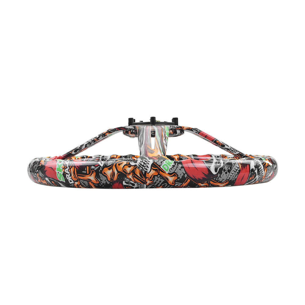 BRAND NEW UNIVERSAL 350MM 14'' Stickerbomb Style Acrylic Deep Dish 6 Holes Steering Wheel w/Horn Button Cover