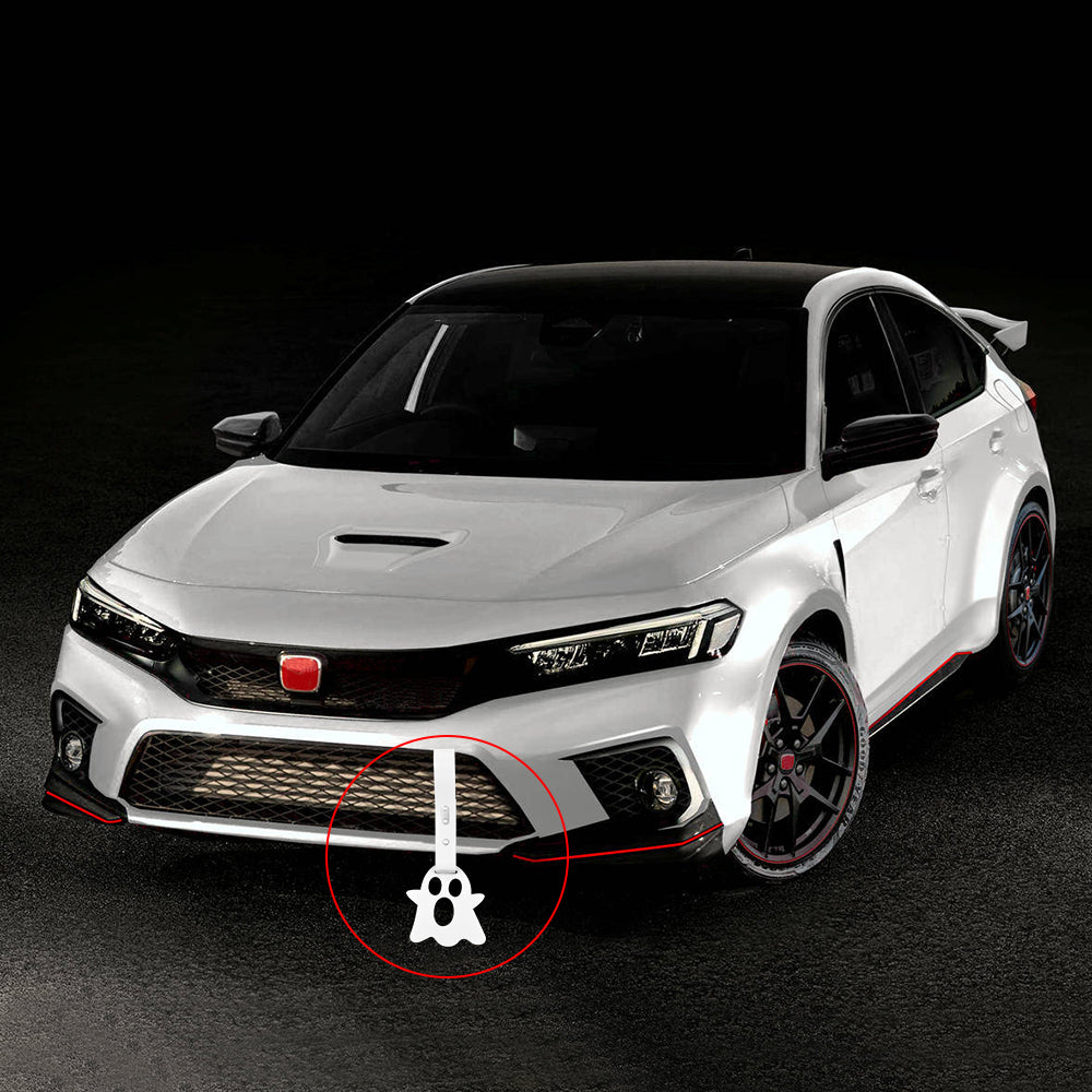 Brand New Ghost Shaped White JDM TSURIKAWA Ring Subway Train Bus Handle White Strap Charm Drift