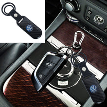 Load image into Gallery viewer, Brand New Universal 100% Real Carbon Fiber Keychain Key Ring For Volkswagen