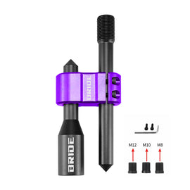 Brand New BRIDE H Type Car Shifter Knob Extension Adjustable Gear Black / Purple M18x1.50