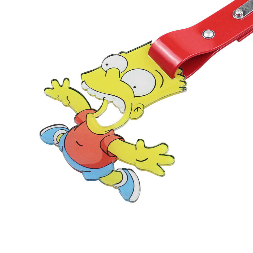 Brand New Bart Simpsons JDM TSURIKAWA Ring Subway Train Bus Handle Red Strap Charm Drift