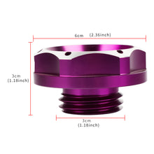 Load image into Gallery viewer, Brand New Honda / Acura / Nissan Purple 2 Tone Engine Oil Filler Cap