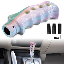 Load image into Gallery viewer, Brand New Universal Star Galaxy Slotted Pistol Grip Handle Manual Gear Shift Knob Shifter M8 M10 M12