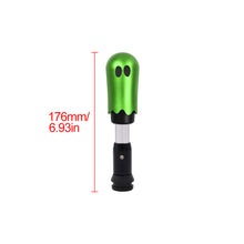 Load image into Gallery viewer, Brand New Universal Ghost Aluminum Green Automatic Gear Shift Knob Shifter Lever Head
