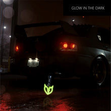 Load image into Gallery viewer, Brand New Devil Demon Broken Heart Pink Glow In The Dark Green JDM TSURIKAWA Ring Subway Train Bus Handle Strap Charm Drift