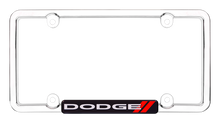 Load image into Gallery viewer, BRAND NEW Official Licensed Product Cruiser Accessories License Plate Frame Dodge Logo Chrome (11036) License Pate Frame