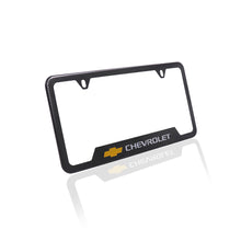 Load image into Gallery viewer, Brand New Universal 2PCS Chevrolet Metal Carbon Fiber Style License Plate Frame