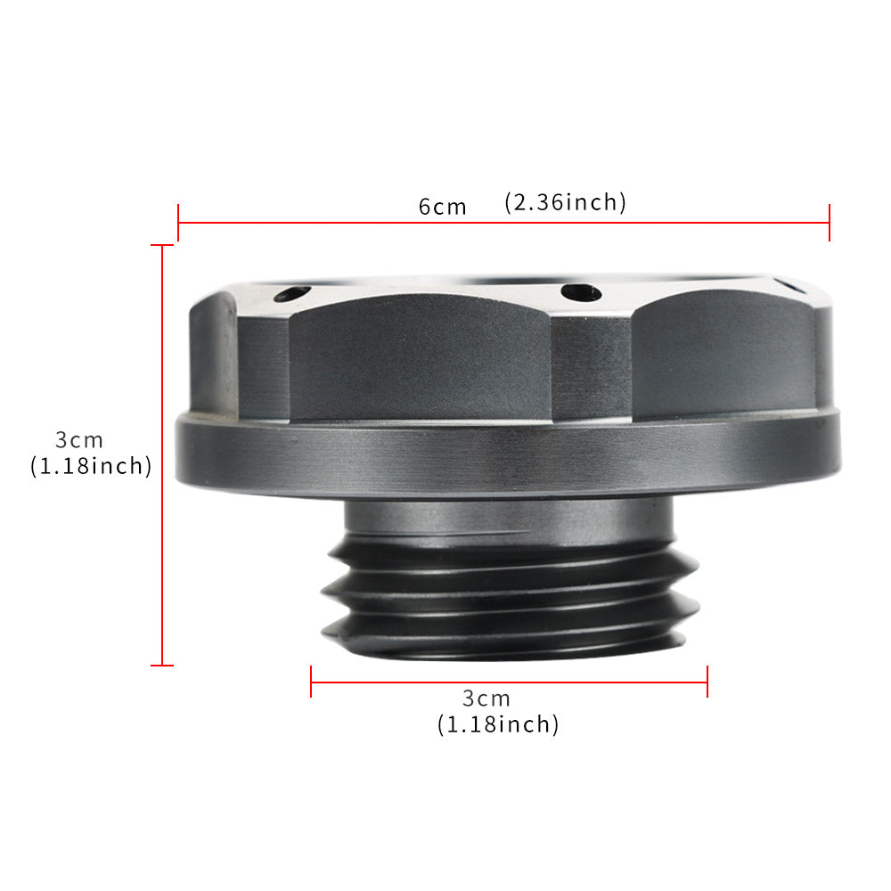 Brand New Honda / Acura / Nissan Gunmetal 2 Tone Engine Oil Filler Cap